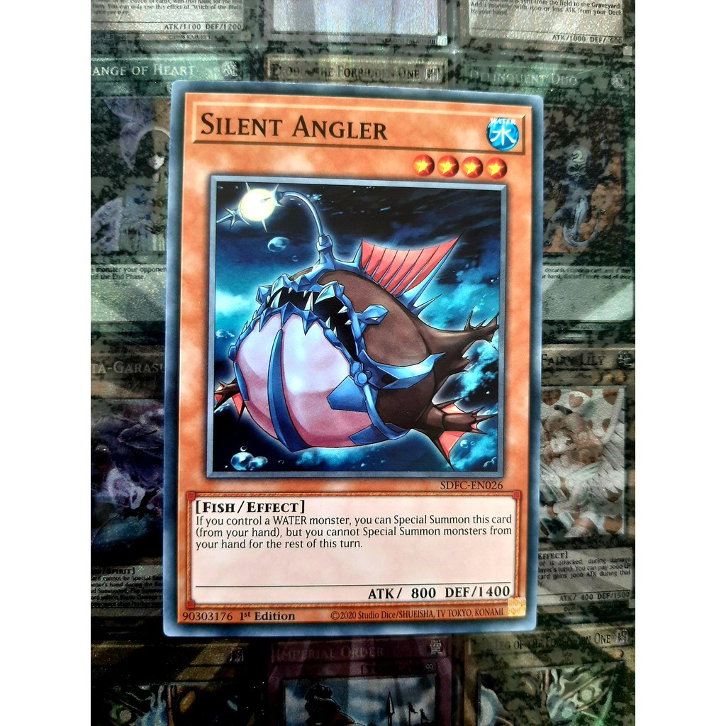 [ ĐỖ LẠC SHOP ] THẺ BÀI YUGIOH MONSTER - SDFC-EN026 SILENT ANGLER – COMMON