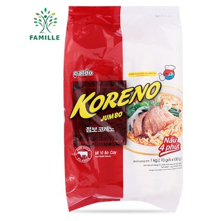 Mì Koreno Jumbo Vị Bò Cay Túi 1 Kg - Hàn Quốc