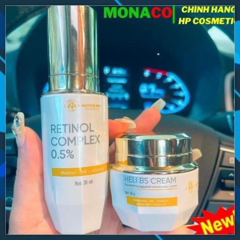 Bộ tái sinh Huyền Phi Retinol,Kem phục hồi Heli B5 tái tại, trẻ hóa, trắng hồng làn da