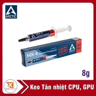 Keo tản nhiệt Arctic MX4 Cao cấp - 20g/8g/4g Thermal Compound, hỗ trợ làm mát GPU, CPU
