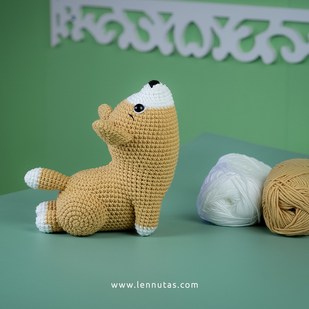 DIY, Gói Nguyên Liệu, Tự Móc Thú Nhồi Bông, Thú Tập Yoga