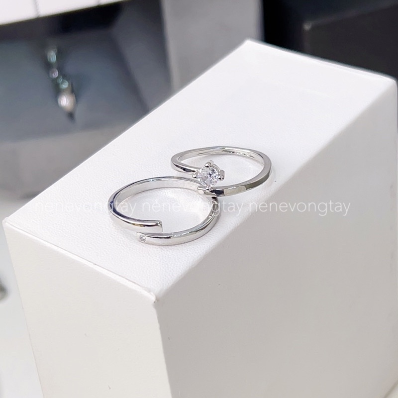 Nhẫn đôi FREESIZE 4 mẫu