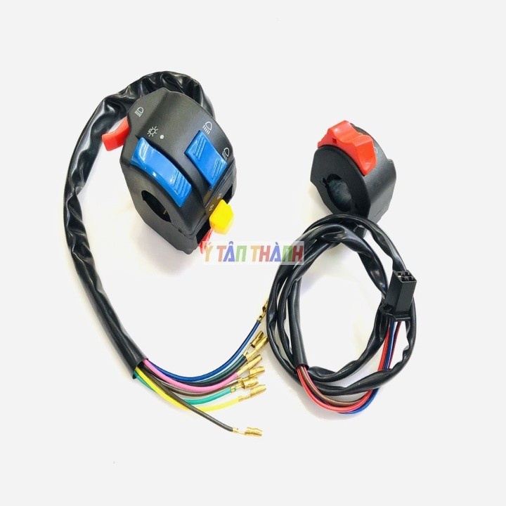 Cùm Công Tắc Fz Nút Xanh Tfx MS1711