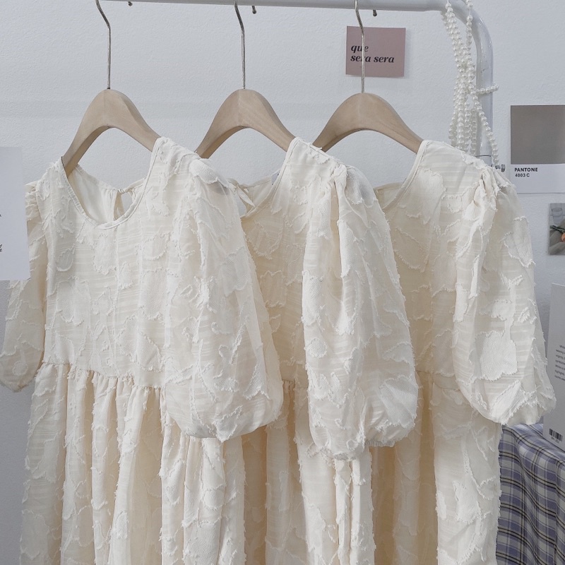 [Ảmh thật/Video]Đầm VOAN JISOOO SANG CHẢNH HOẠ TIẾT VOAN HOA CÔNG CHÚA | BigBuy360 - bigbuy360.vn