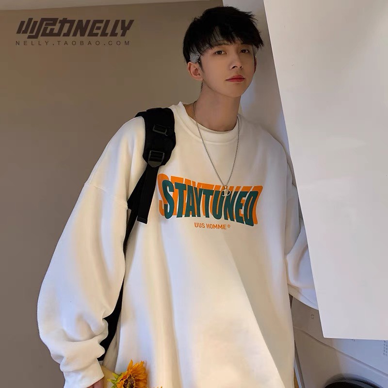 Áo sweater nỉ cổ tròn nam nữ dài tay form rộng unisex chất dày dặn hàng đẹp