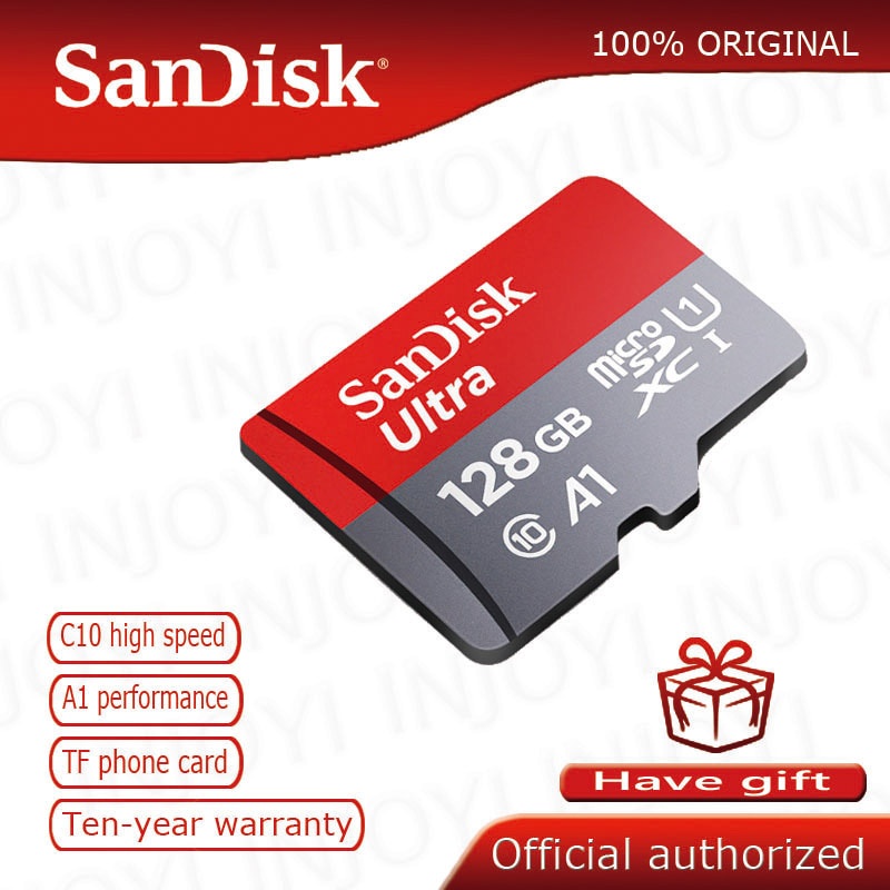 Thẻ Nhớ Micro Sdhc Sdhc UHS-1 Hiệu Sandisk 8GB 16GB 32GB 64GB 128GB 200GB