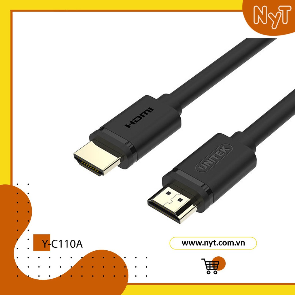 Unitek Y-C110A - Cáp HDMI 1.4 Full HD 4K Dài 20M Chính Hãng
