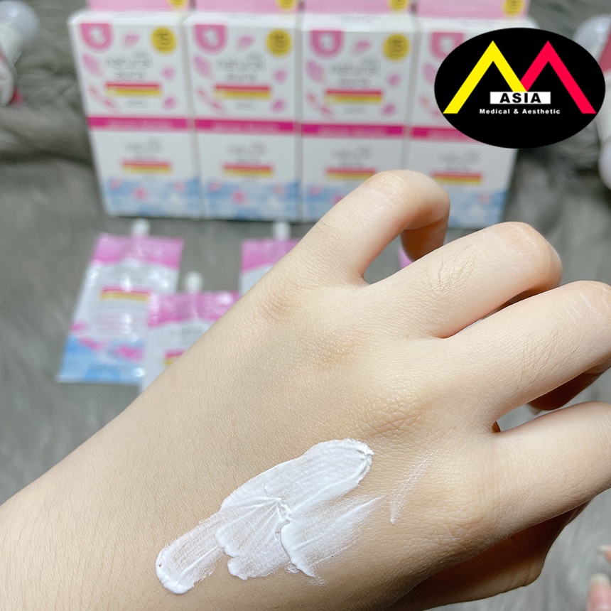 Kem dưỡng da OLAY Natura  Aura Pink chống nắng trắng da cấp ẩm mờ thâm nám mụn vitamin e hoa hồng pháp thái lan 6 gói