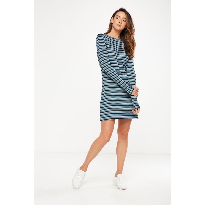 ĐẦM THUN LEN DÀI TAY hiệu COTTON ON