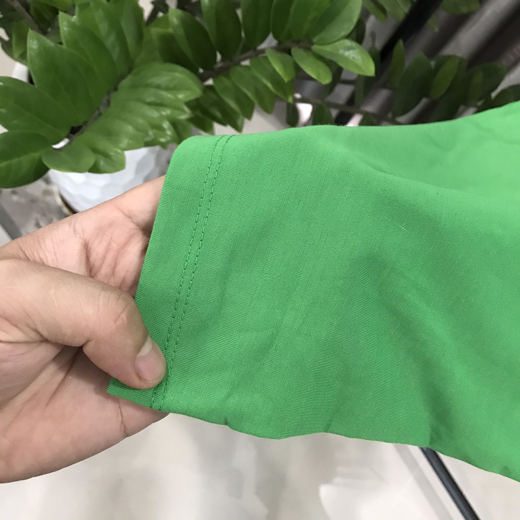 Áo Thun Màu Xanh Lá Đậm THỜI TRANG 24H Xanh Két Phom Xuông Vải Dày Đẹp Cho Cả Nam và Nữ | BigBuy360 - bigbuy360.vn