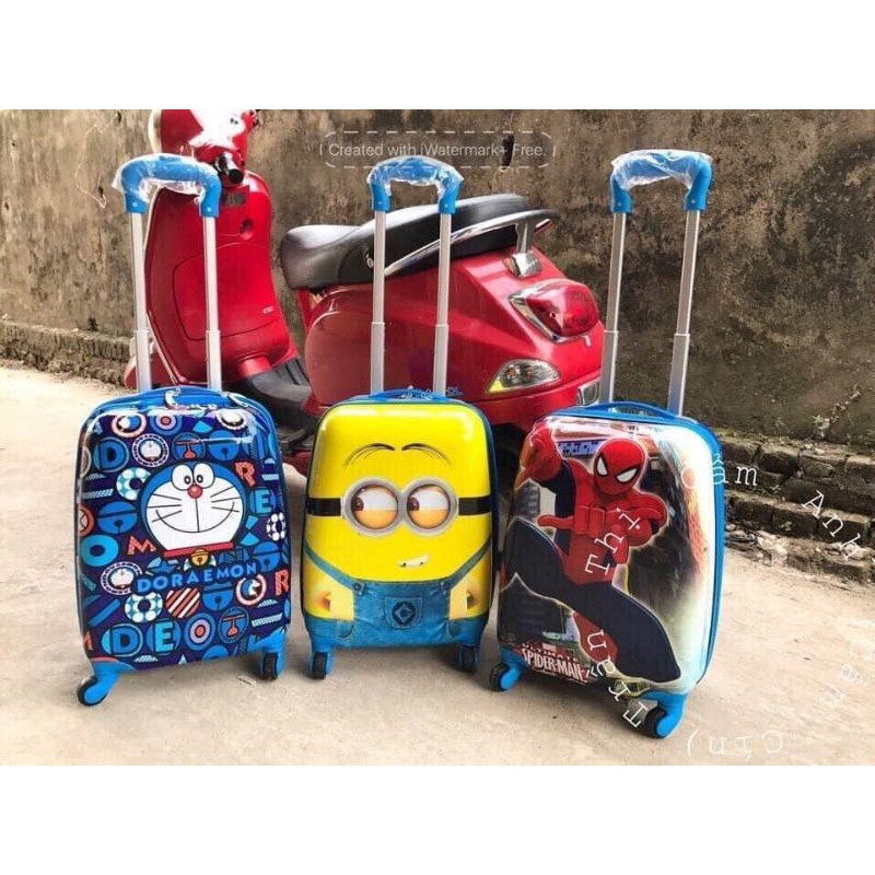 Vali trẻ em in 2 mặt mới nhất 2021