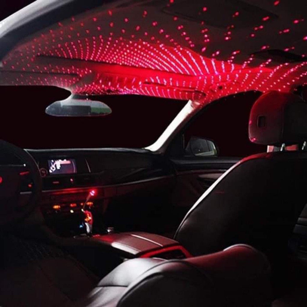 Đèn chiếu rọi Laser trần nhà , xe hơi ... gồm 4 kiểu sáng dùng nguồn USB Siêu hót