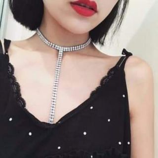 Chocker cổ đá 1 tầng cao cấp