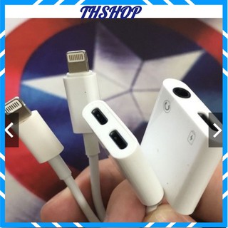 Jack Chuyển Đổi Lighting 2 Trong 1 Tai Nghe Và Sạc.Bật Blutooth để kết nối tai nghe