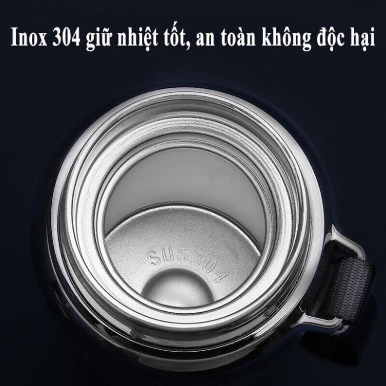 Bình Giữ Nhiệt INOX SUS 316 kiểu dáng thể thao, giữ nóng lạnh tốt, Có Tấm Lọc, Giữ Nhiệt Lên Đến 24 Tiếng