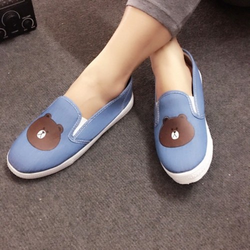 GIÀY LƯỜI SLIP ON ÊM CHÂN GIÁ TỐT MÀU JEAN NHẠT