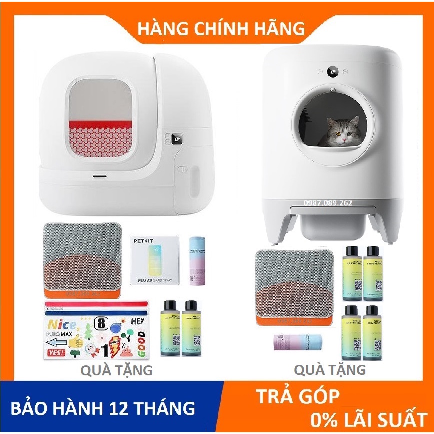 {Bản Quốc Tế} {Hàng Chính Hãng}Máy vệ sinh mèo tự động Pura Max, Pura X- máy dọn phân mèo tự động PuraMax, PuraX