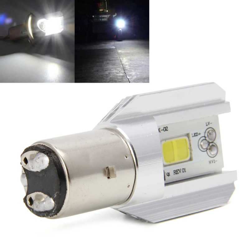 Bóng Đèn LED Tín Hiệu Xi Nhan Xe Hơi Chống Nước 1000LM COB BA20D
