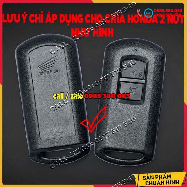 COMBO ỐP CNC KÈM MÓC KHÓA SPIRIT BEAT CHÍNH HÃNG CHO CHÌA SMARTKEY AB, LEAD, VISION, VARIO Ảnh thật Sp