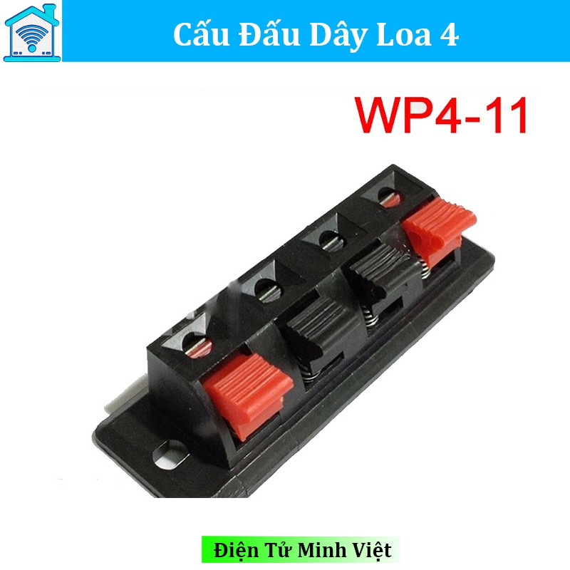 Cầu Đấu Dây Loa 4 đấu 15x50mm WP4-11