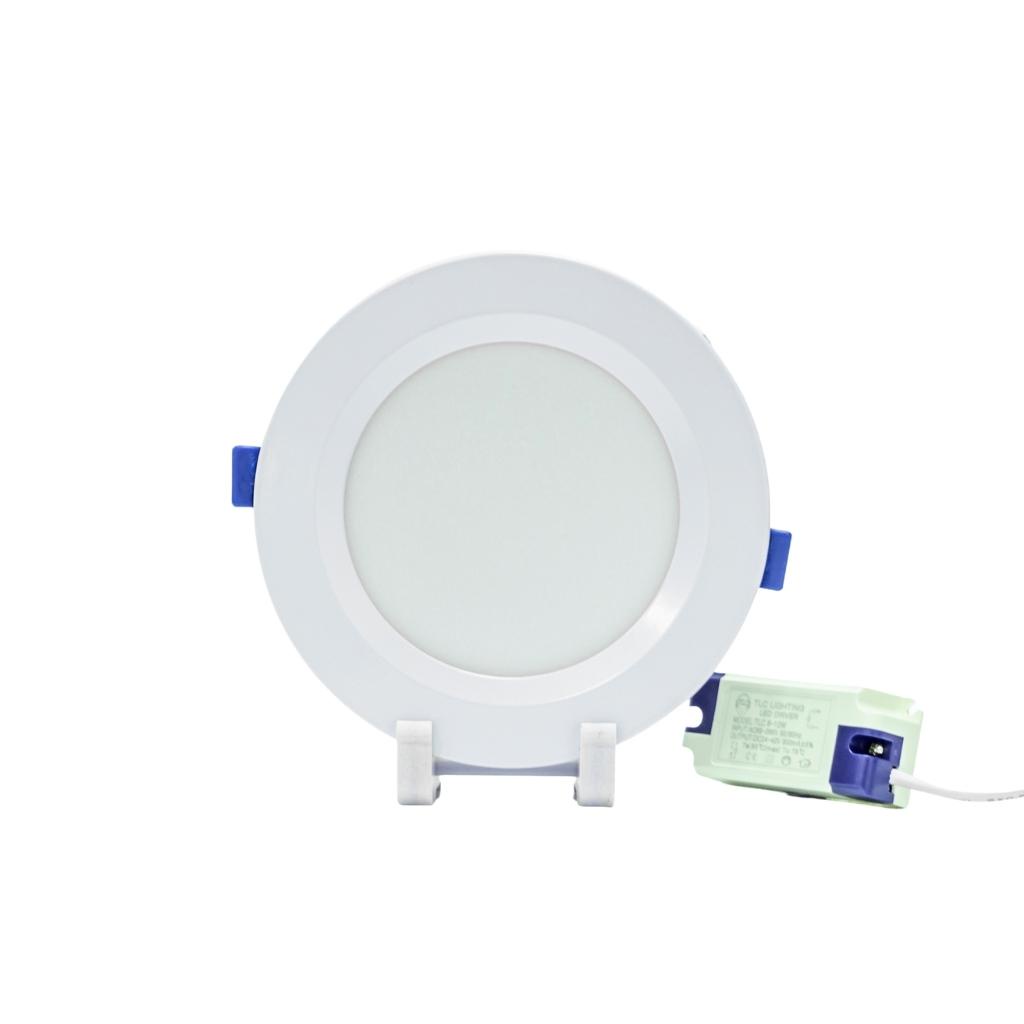 Đèn led âm trần gia đình, đèn âm trần khối đúc TOS mặt trắng 7W 9W 12W , siêu sáng, Bảo hành chính hàn TLC