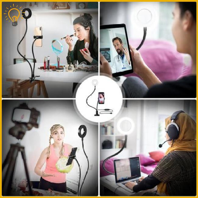 Lighting for Youtube Holder Camera Phone Clip Studio Led Light for Lamp Ring Lamp Ring Photography Selfie