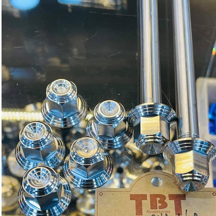 Tán bít TBT 7li mẫu v1 v2 chất liệu inox 304 gắn nắp đầu wave dream