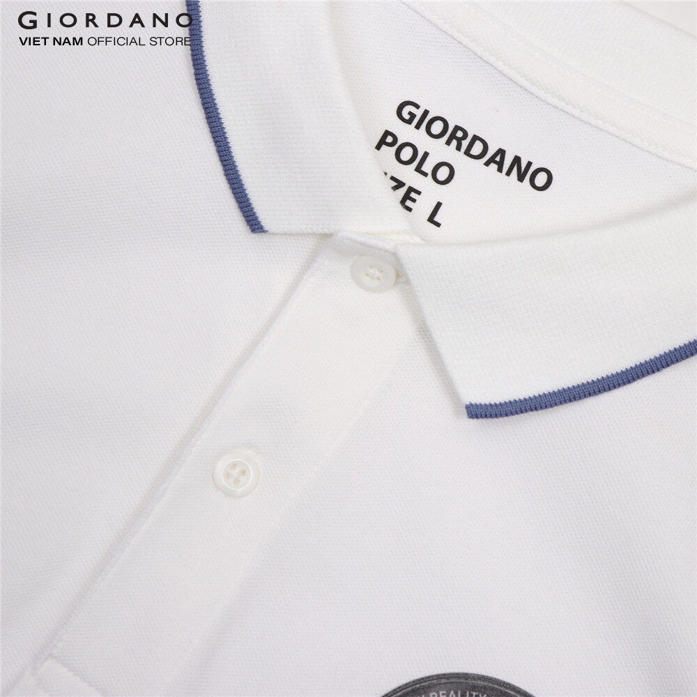 Áo Thun Có Cổ Nam Ngắn Tay Thematic Polo Giordano 01012232