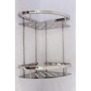 Kệ góc Inox 304,kệ góc 2 tầng phòng tắm, phòng bếp không han gỉ