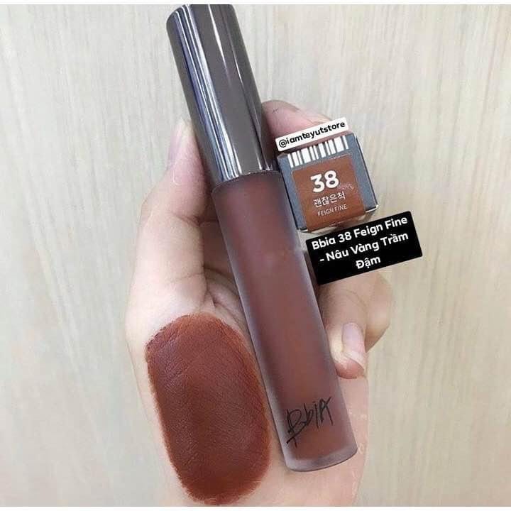 Son kem BBIA Ver8 - màu 38 đỏ nâu