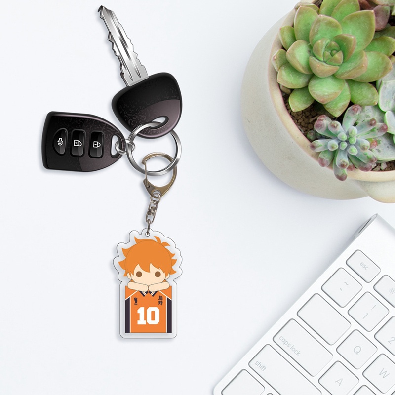 Móc khóa hình nhân vật anime Haikyu dễ thương