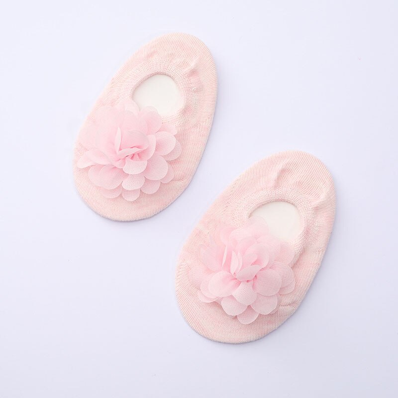 Set 2 Món Vớ Công Chúa Màu Trơn Đính Hoa Ren Dành Cho Bé Gái Sơ Sinh