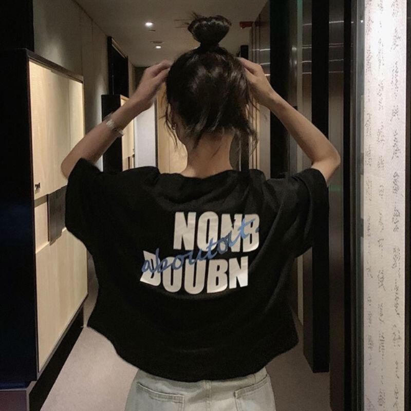 Áo thun croptop bigsize form rộng Norn doubt | BigBuy360 - bigbuy360.vn