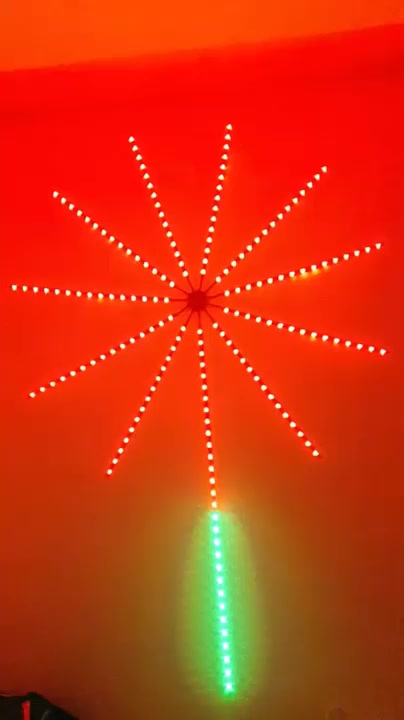 Bộ Đèn LED Pháo Hoa Trang Trí Trong Nhà Size Lớn, Cảm Ứng Âm Thanh Tự Động, Điều Chỉnh Qua APP Điện Thoại Cao Cấp | BigBuy360 - bigbuy360.vn