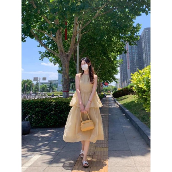 Đầm babydoll voan dáng xoè taobao order