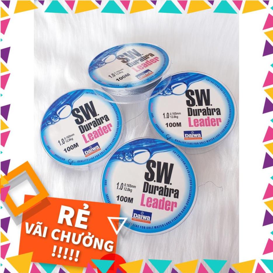 Dây Dù Câu Cá Siêu Bền DAIWA SW Durabra Nhật Bản dài 100m - Cước Dù Câu Cá Cao Cấp