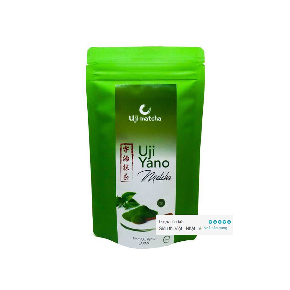 Bột trà xanh Uji Yano matcha Nhật Bản 100g