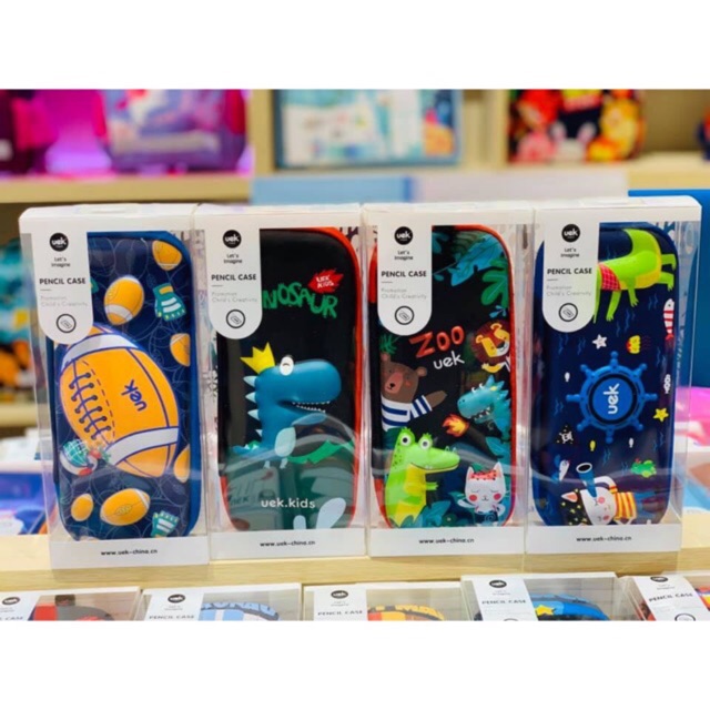 Hộp bút Uek cho bé cấp 1,2