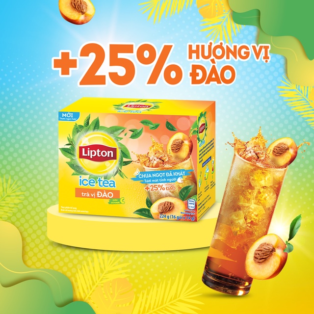 Combo 2 Hộp Trà Lipton Ice Tea Vị Đào