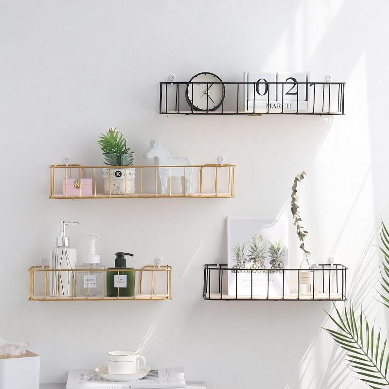 Kệ Gỗ Treo Tường Trang Trí Nhà Cửa Phong Cách Bắc Âu Đơn Giản