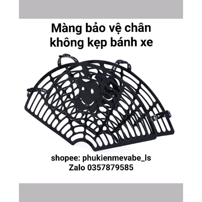 Màng bảo vệ chân bé không kẹp vào bánh xe đạp bằng nhựa dẻo