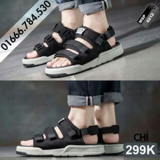 Sandal nam 6212 ghi