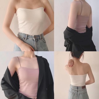 Áo 2 dây mảnh croptop