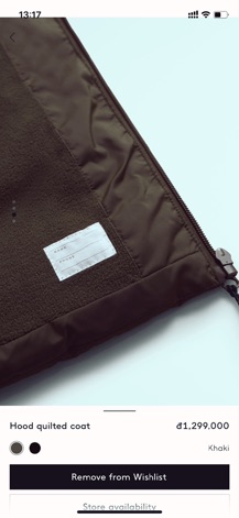 Áo khoác phao parka lót nỉ mango