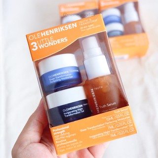 [Olehenriksen] Set dưỡng da 3 Little Wonders
