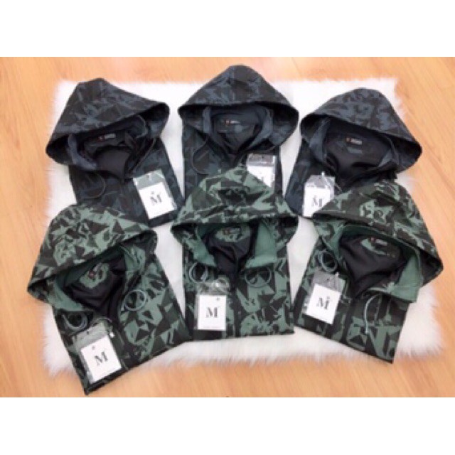 combo 2 Áo Khoác dù Chất CaMo + tặng 1 áo sơ mi