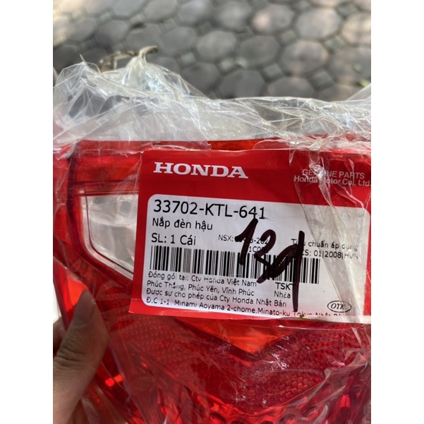 Nắp đèn hậu (ốp hậu) wave a đời 2010 - 2016