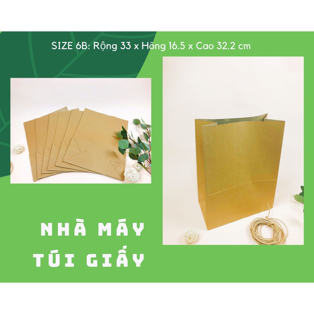 10 chiếc túi xi măng không quai Size 6B: 33x16.5x32.2 cm đựng hàng 6-7kg  (Ảnh thật và video)