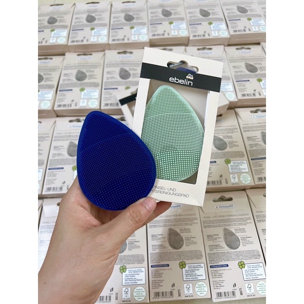 [Hàng Nội Địa Đức] Miếng rửa mặt silicon Ebelin mềm giúp dễ dàng massage khuôn mặt