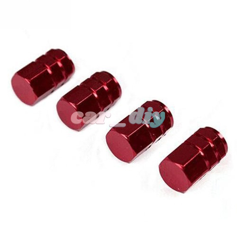 Set 4 Nắp Van Bánh Xe Bằng Nhôm Chuyên Dụng Cho Xe Hơi/ Xe Tải/ Xe Máy
